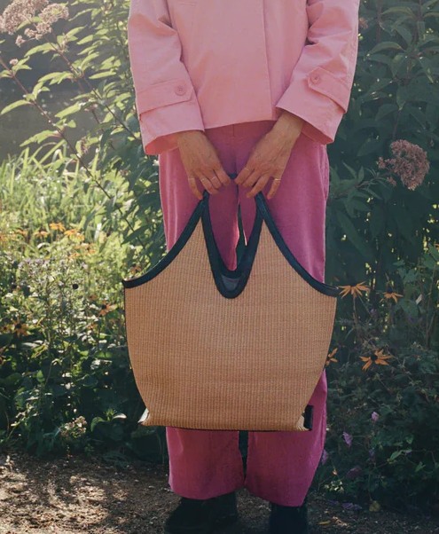 DAY WOVEN STRAW ICON TOTE STARFISH BEIGE DAY ET