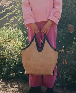 DAY WOVEN STRAW ICON TOTE STARFISH BEIGE DAY ET