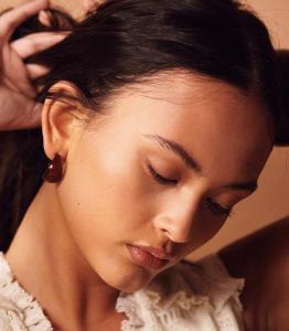 BROWN HOOPS BOW19