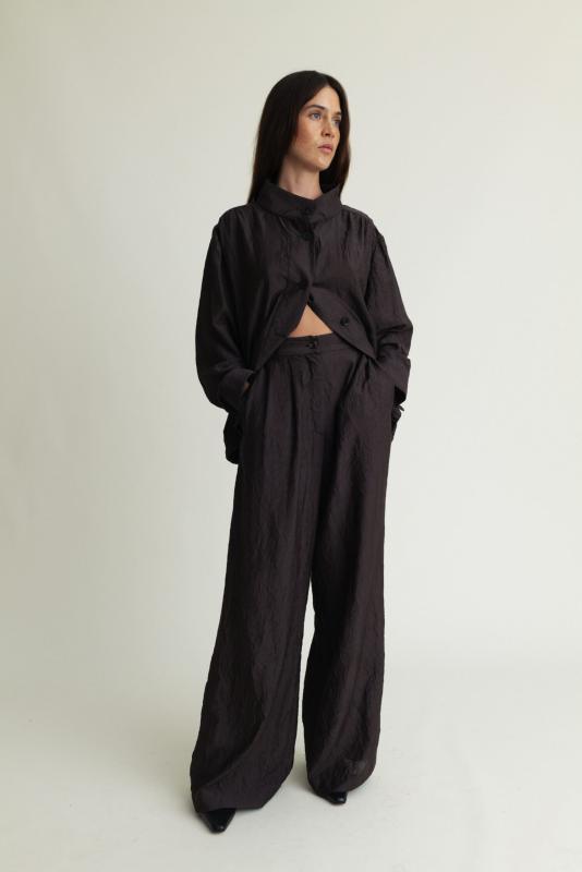 DREAMY PANTS CRINKEL ASH BROWN A PART OF THE ART