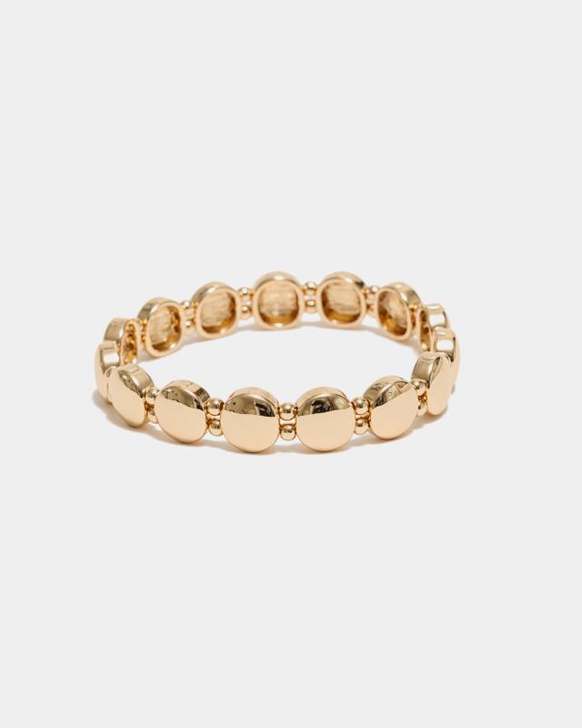 AVA PETITE ELASTIC BRACELET GOLD BOW19