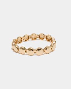 AVA PETITE ELASTIC BRACELET GOLD BOW19