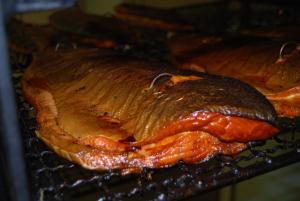 Varmrökt laxfilé