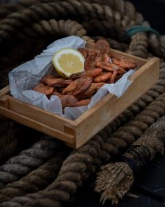 räkor från Kåseberga Fisk nära Ystad