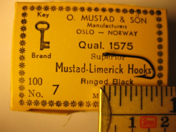 Mustad 1575 No.7 Limerick