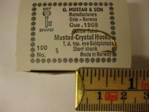 Mustad 1908 No.5 Crystal