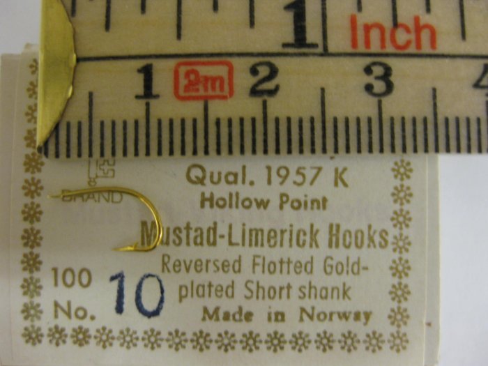 Mustad 1957K No.10 Limerick
