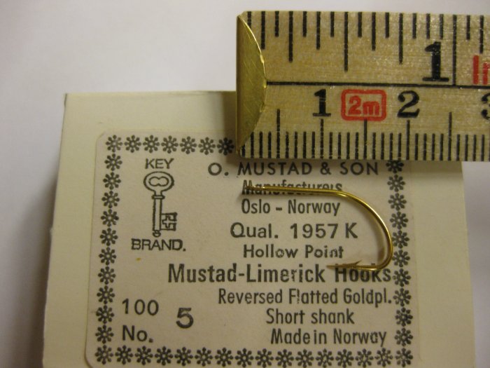 Mustad 1957K No.5 Limerick