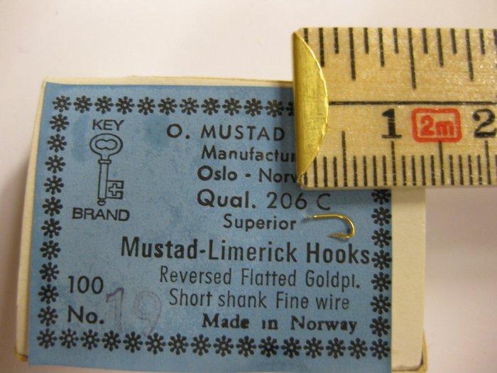 Mustad 206C No.19 Limerick