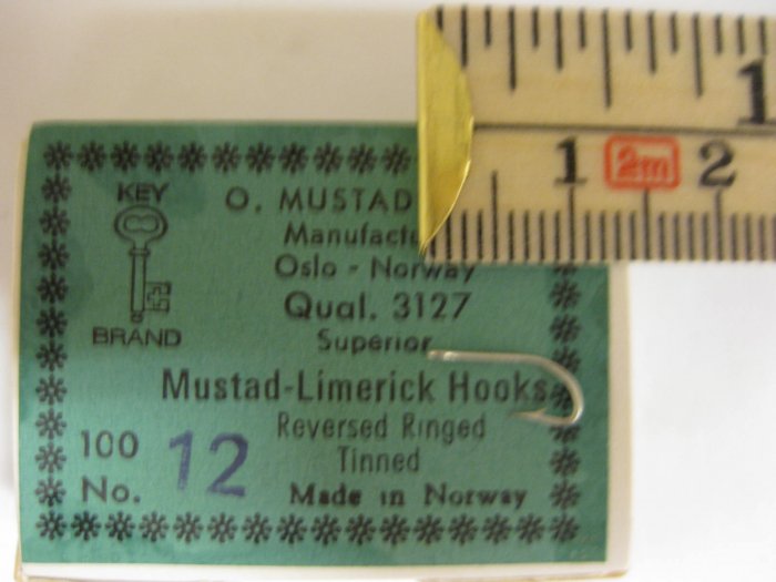 Mustad 3127 No.12 Limerick