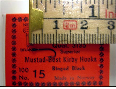 Mustad 3135 No.15 Best Kirby