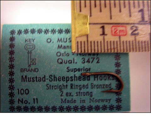 Mustad 3472 No.10 Sheepshead
