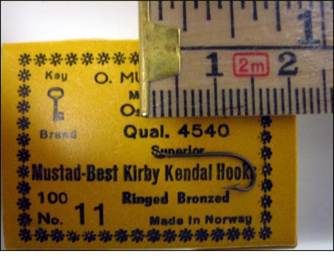 Mustad 4540 No.11 Kirby Kendal