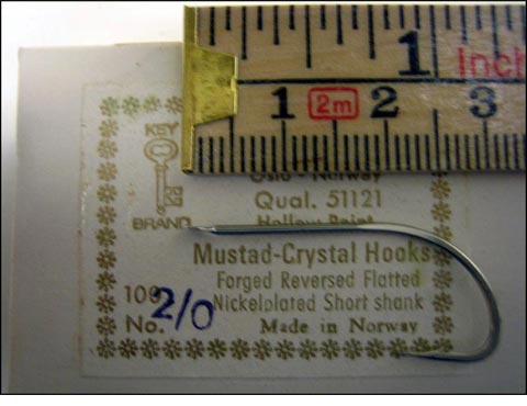 Mustad 51121 No.1/0 Crystal