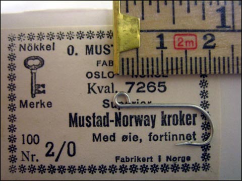 Mustad 7265 No.1/0 Norway