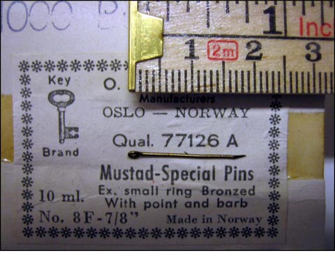 Mustad 77126A No.8 Special Pins