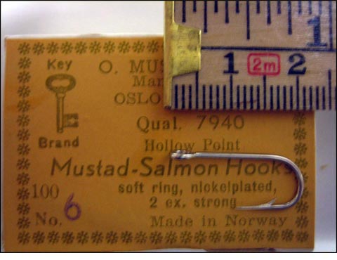 Mustad 7940 No.6 Salmon Round