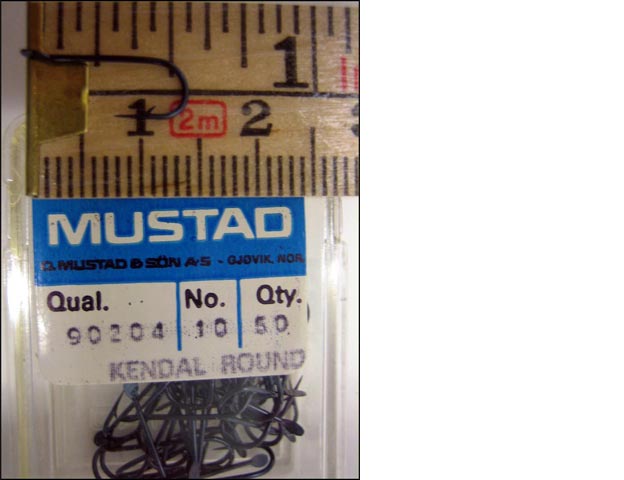 Mustad 90204 No.10 Kendal Round