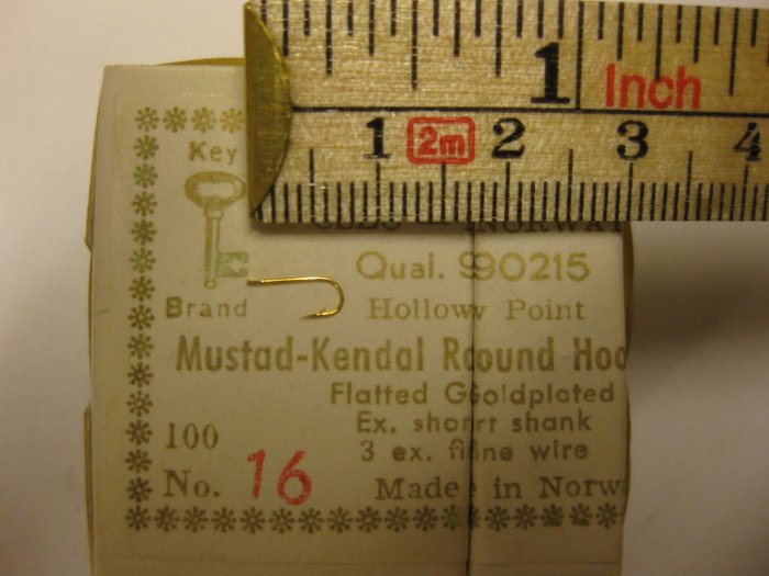 Mustad 90215 No.16 Kendal Round