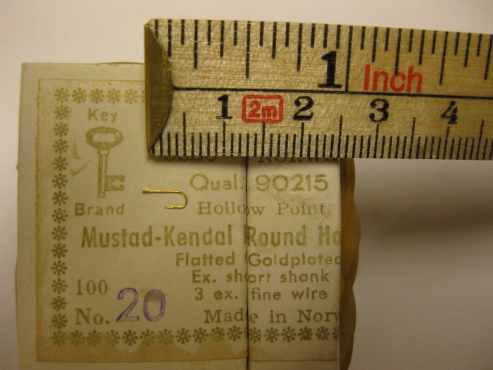 Mustad 90215 No.20 Kendal Round