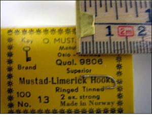 Mustad 9806 No.13 Limerick