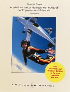 Applied Numerical Methods with MATLAB