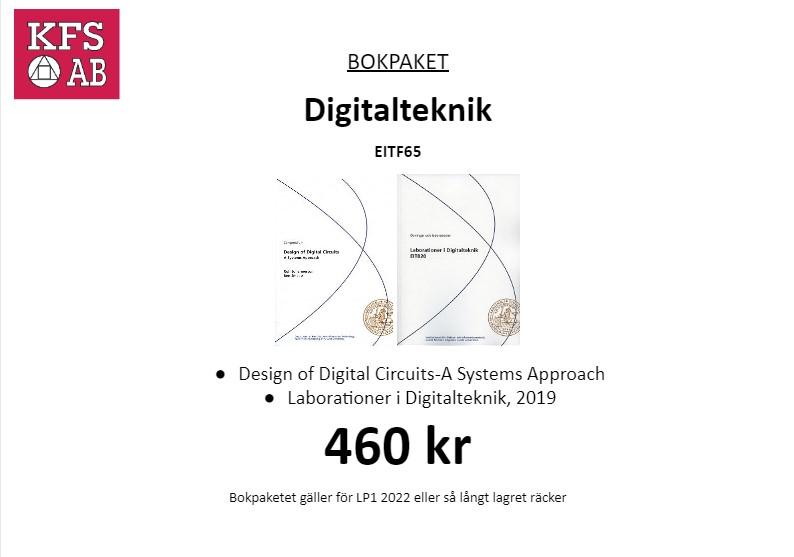 Bokpaket EITF65 Digitalteknik