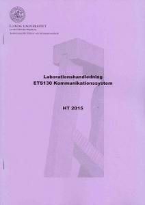 Kommunikationssystem EITA55 - 2021 - Laborationshandledning