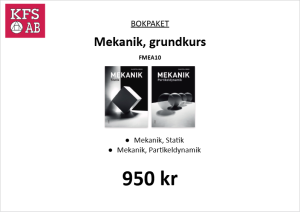 Bokpaket FMEA10 Mekanik, grundkurs