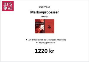 Bokpaket FMSF15 / MASC03 Markovprocesser