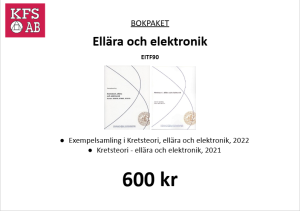 Bokpaket EITF90 Ellära och elektronik