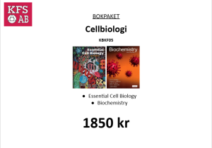 Bokpaket KBKF05 Cellbiologi