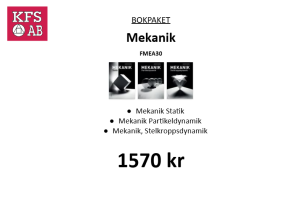 Bokpaket FMEA30 Mekanik