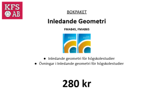 Bokpaket geometri