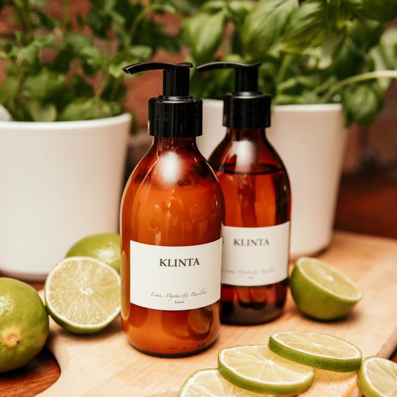 Lotion, Lime, Mynta & Basilika