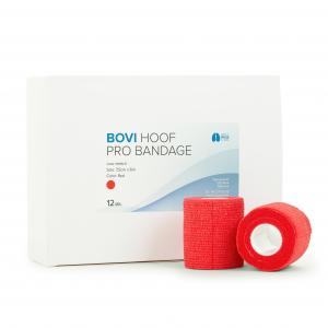 Bovi Hoof PRO Bandage 7,5 cm. 6 m RED 12 rolls 