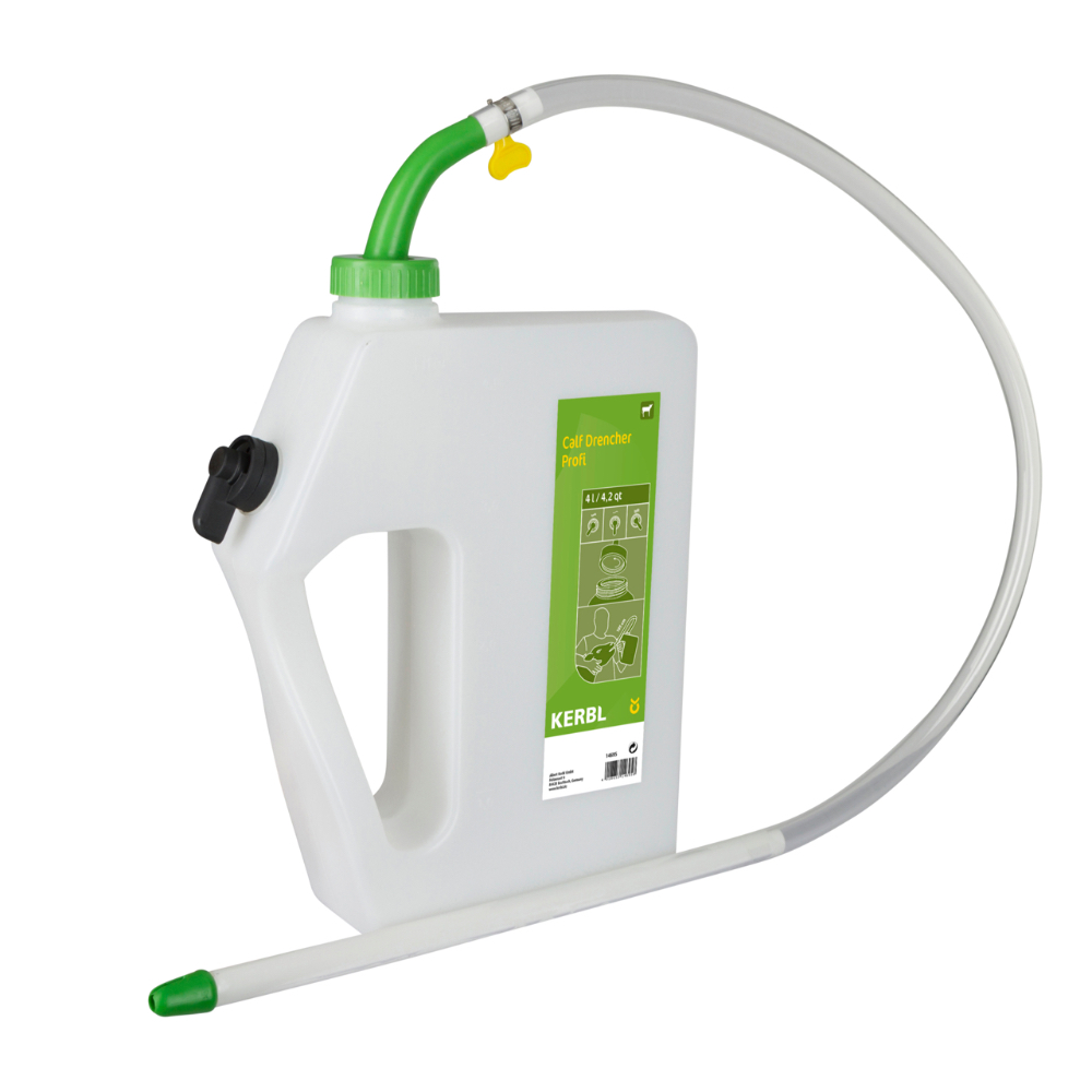 Kalv drencher Profi - 4 liter med flexiblel sond