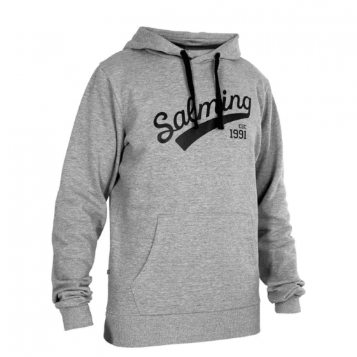 Salming Team Logo Hood grå