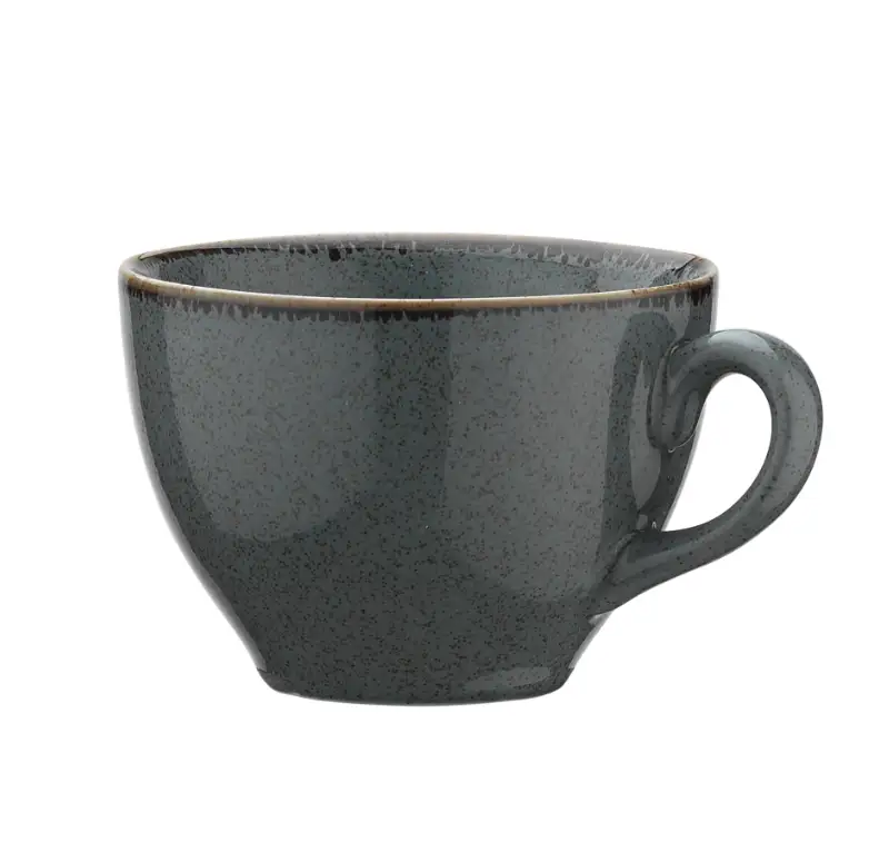 Kaffekopp Pearl Café Bistro 22cl gråblå