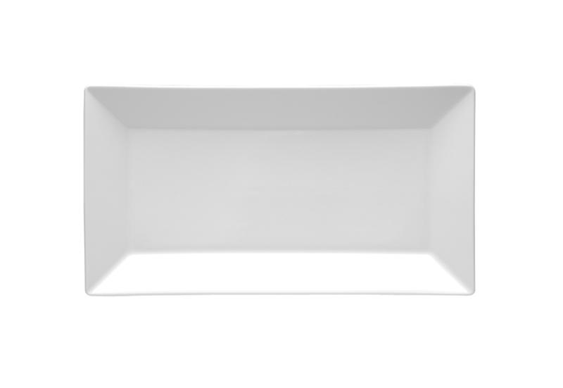 Tallrik Classic rektangulär vit 28,5x15cm