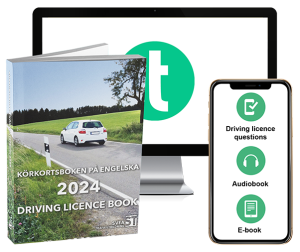 Teoripaket på engelska med körkortsboken 2024