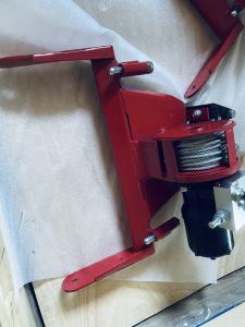 Ram till bärgningsvinsch på Bison