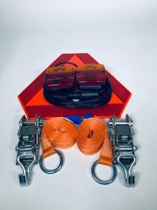 Ljusramp, triangel och spännband