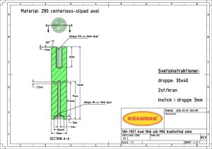 Axel Sidor komfortled uppe och nere,M46,M56