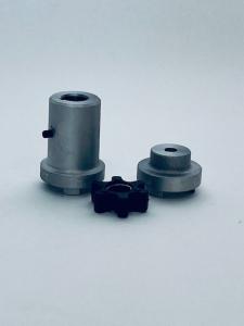 Axelkoppling komplett mellan motor och pump