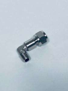 Vinkelkoppling vid ventil/sågkedjesmörjning