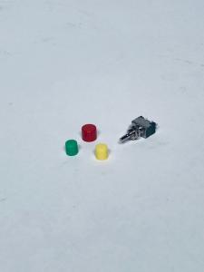 Manöverbrytare, för röd/grön/gul knapp Jobo