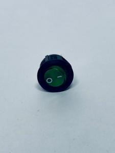 Vippströmbrytare, grön Jobo