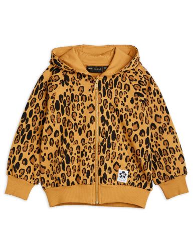 Basic Leopard, Zip Hoodie