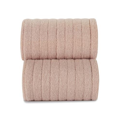 Basic rib strumpbyxor - Old rose